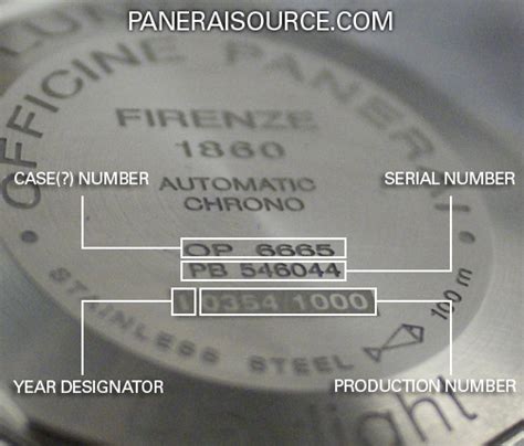 panerai case numbers|panerai reference date.